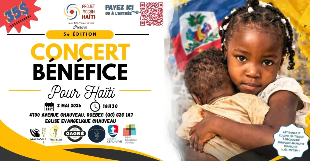 Haïti - Concert bénifice 2 mai 2026
